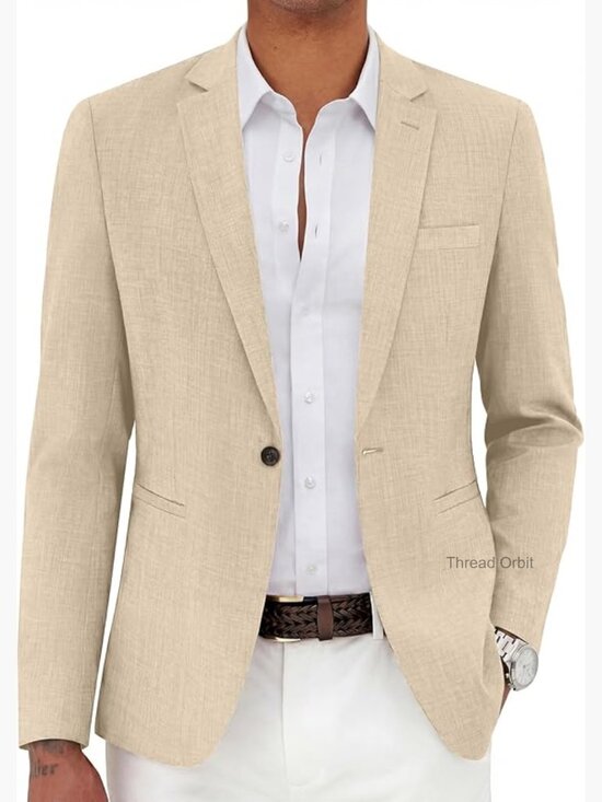 Other - Men's Lightweight Slim Fit One Button Sport Coat Blazer